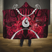 Maori Matariki Hei Matau Whero Hooded Blanket Maori Kowhaiwhai Pattern Galaxy
