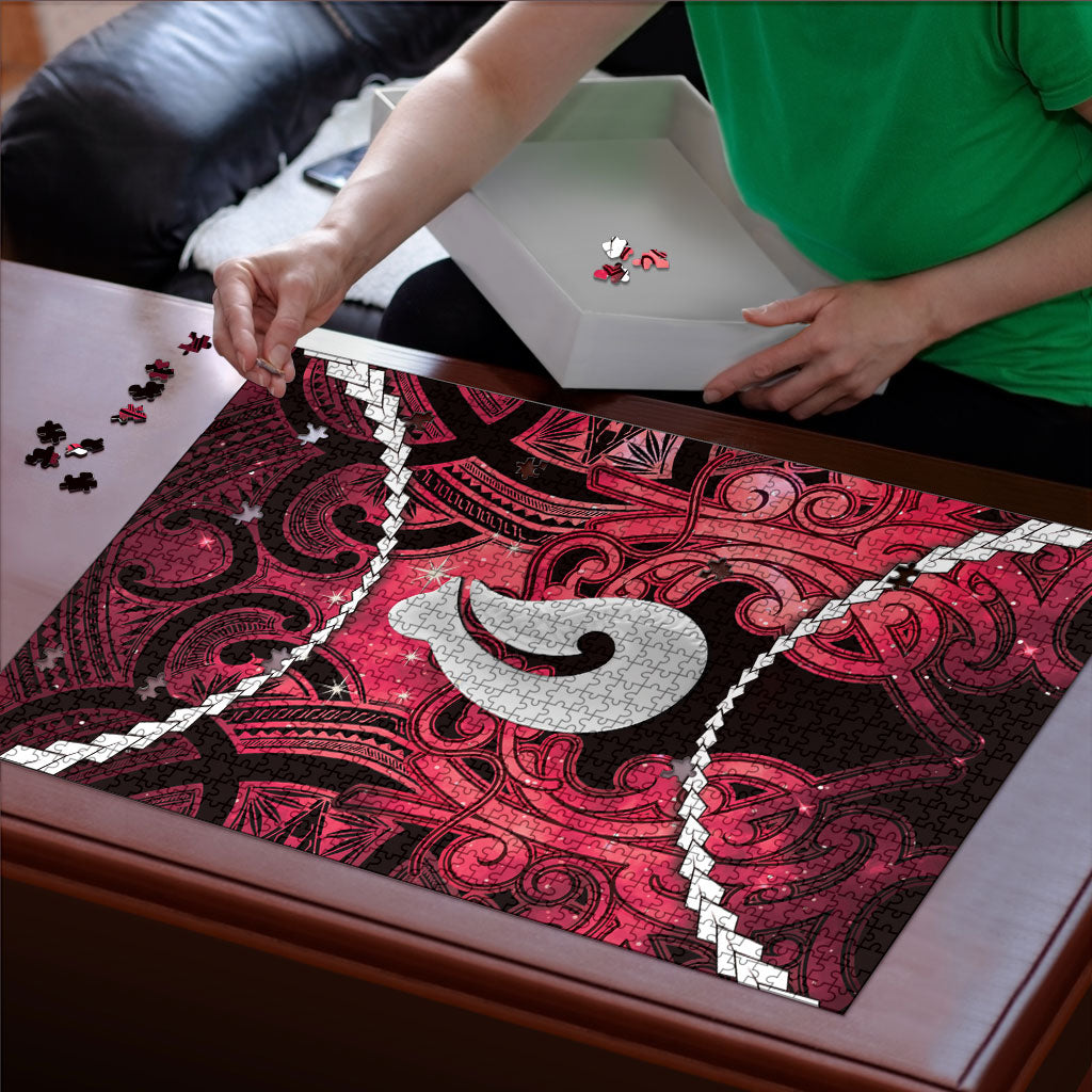 Maori Matariki Hei Matau Whero Puzzle Maori Kowhaiwhai Pattern Galaxy