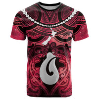 Personalised Maori Matariki Hei Matau Whero T Shirt Maori Kowhaiwhai Pattern Galaxy