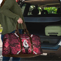 Maori Matariki Hei Matau Whero Travel Bag Maori Kowhaiwhai Pattern Galaxy