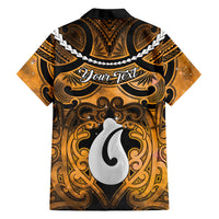 Personalised Maori Matariki Hei Matau Kowhai Family Matching Tank Maxi Dress and Hawaiian Shirt Maori Kowhaiwhai Pattern Galaxy LT01 - Polynesian Pride