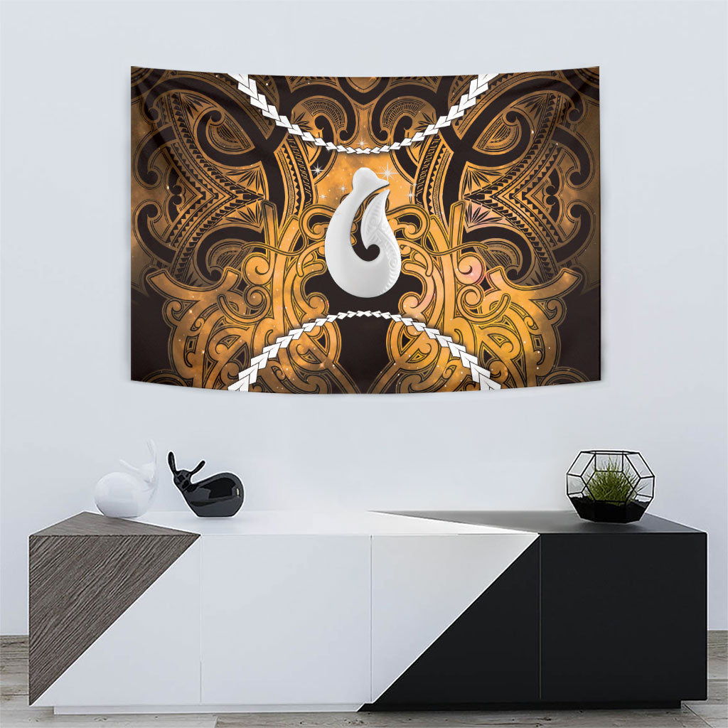 Maori Matariki Hei Matau Kowhai Tapestry Maori Kowhaiwhai Pattern Galaxy
