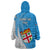 Fiji Rugby Wearable Blanket Hoodie Come On Fijian Tapa Pattern LT01 - Polynesian Pride