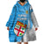 Fiji Rugby Wearable Blanket Hoodie Come On Fijian Tapa Pattern LT01 - Polynesian Pride