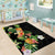 Hawaii Pineapple Tropical Area Rug Colorful Hibiscus Plumeria