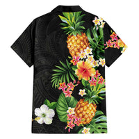 Hawaii Pineapple Tropical Hawaiian Shirt Colorful Hibiscus Plumeria