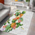 Hawaii Pineapple Tropical Area Rug Luminous Hibiscus Plumeria