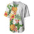 Hawaii Pineapple Tropical Baseball Jersey Luminous Hibiscus Plumeria