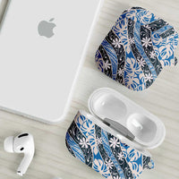 Ninamu Tahiti Tiare Monstera AirPods Case Polynesian Pattern Curve Style - Polynesian Pride