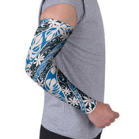 Ninamu Tahiti Tiare Monstera Arm Sleeves Polynesian Pattern Curve Style LT01 - Polynesian Pride