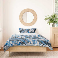 Ninamu Tahiti Tiare Monstera Bedding Set Polynesian Pattern Curve Style - Polynesian Pride