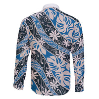 Ninamu Tahiti Tiare Monstera Family Matching Off Shoulder Maxi Dress and Hawaiian Shirt Polynesian Pattern Curve Style - Polynesian Pride