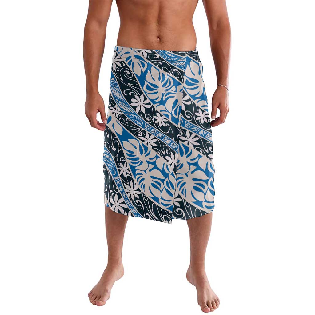 Ninamu Tahiti Tiare Monstera Lavalava Polynesian Pattern Curve Style - Polynesian Pride