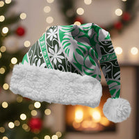 Matie Tahiti Tiare Monstera Christmas Santa Hat Polynesian Pattern Curve Style - Polynesian Pride