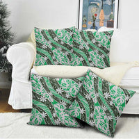 Matie Tahiti Tiare Monstera Pillow Cover Polynesian Pattern Curve Style LT01 - Polynesian Pride
