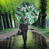 Matie Tahiti Tiare Monstera Umbrella Polynesian Pattern Curve Style - Polynesian Pride