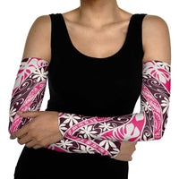 Tarona Tahiti Tiare Monstera Arm Sleeves Polynesian Pattern Curve Style LT01 - Polynesian Pride