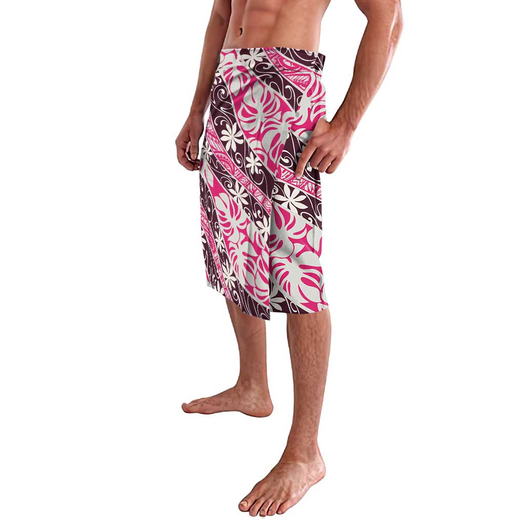 Tarona Tahiti Tiare Monstera Lavalava Polynesian Pattern Curve Style - Polynesian Pride