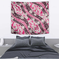 Tarona Tahiti Tiare Monstera Tapestry Polynesian Pattern Curve Style LT01 - Polynesian Pride