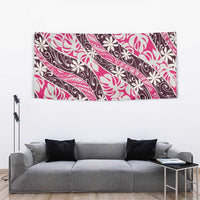 Tarona Tahiti Tiare Monstera Tapestry Polynesian Pattern Curve Style LT01 - Polynesian Pride