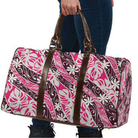 Tarona Tahiti Tiare Monstera Travel Bag Polynesian Pattern Curve Style - Polynesian Pride