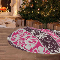 Tarona Tahiti Tiare Monstera Tree Skirt Polynesian Pattern Curve Style LT01 - Polynesian Pride