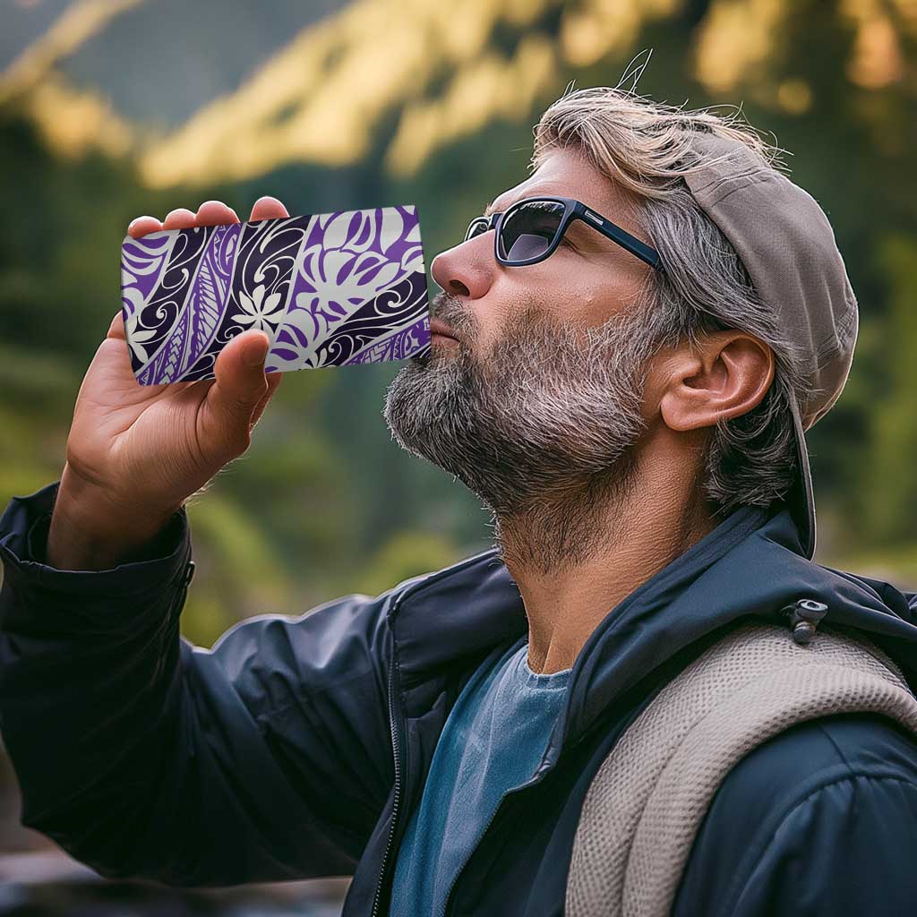 Vareau Tahiti Tiare Monstera 4 in 1 Can Cooler Tumbler Polynesian Pattern Curve Style - Polynesian Pride