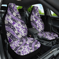 Vareau Tahiti Tiare Monstera Car Seat Cover Polynesian Pattern Curve Style - Polynesian Pride