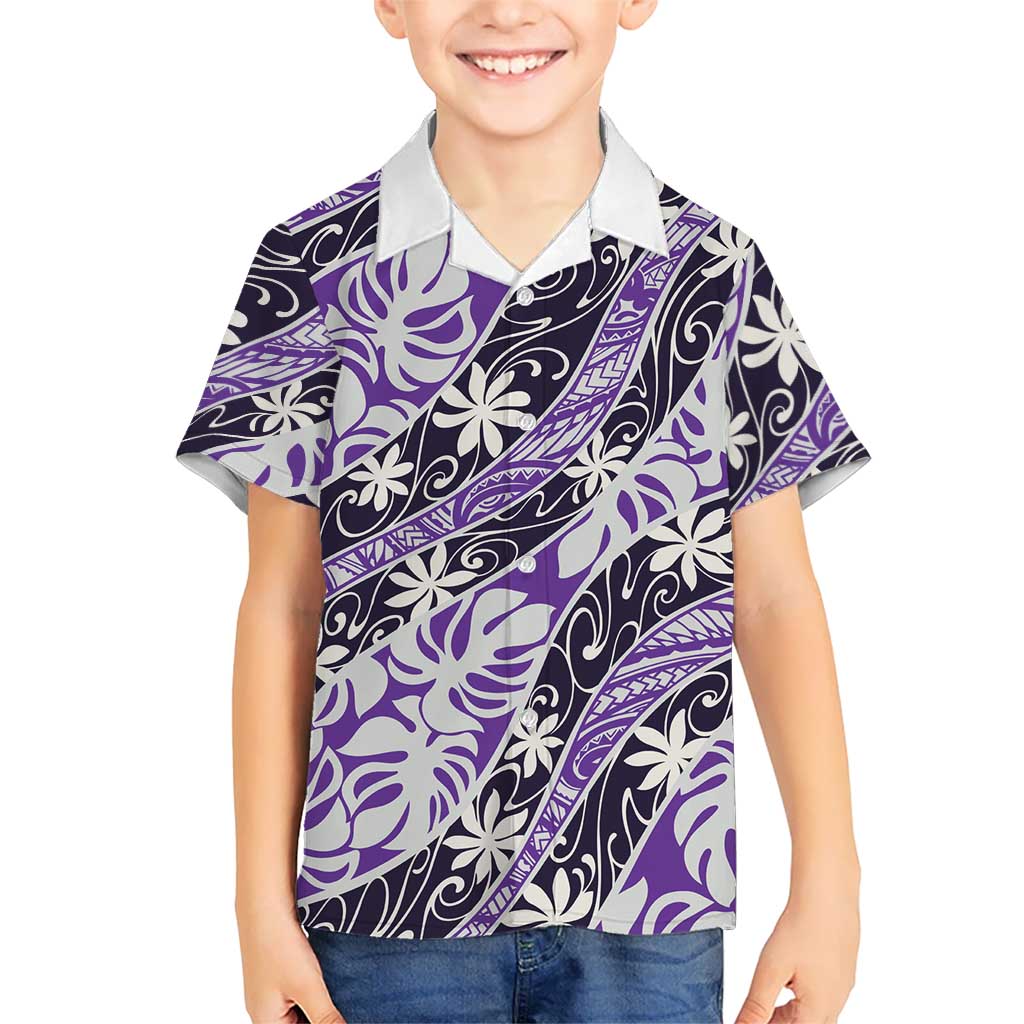 Vareau Tahiti Tiare Monstera Hawaiian Shirt Polynesian Pattern Curve Style - Polynesian Pride
