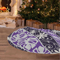 Vareau Tahiti Tiare Monstera Tree Skirt Polynesian Pattern Curve Style LT01 - Polynesian Pride