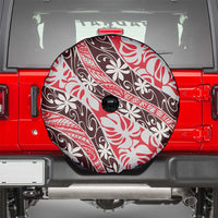 Uteute Tahiti Tiare Monstera Spare Tire Cover Polynesian Pattern Curve Style - Polynesian Pride
