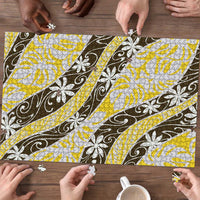 Rearea Tahiti Tiare Monstera Puzzle Polynesian Pattern Curve Style LT01 - Polynesian Pride