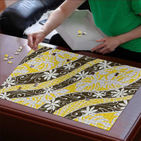 Rearea Tahiti Tiare Monstera Puzzle Polynesian Pattern Curve Style LT01 - Polynesian Pride