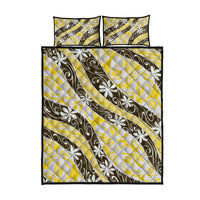 Rearea Tahiti Tiare Monstera Quilt Bed Set Polynesian Pattern Curve Style LT01 - Polynesian Pride