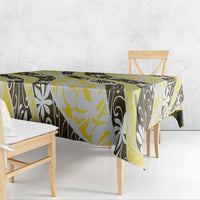 Rearea Tahiti Tiare Monstera Tablecloth Polynesian Pattern Curve Style - Polynesian Pride