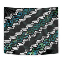 Taniko Aotearoa Mix Paua Shell Tapestry Niho Taniwha Turquoise Glitter LT01 - Polynesian Pride