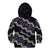 Personalised Taniko Aotearoa Mix Paua Shell Kid Hoodie Niho Taniwha Lilac Glitter