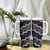 Personalised Taniko Aotearoa Mix Paua Shell Tumbler With Handle Niho Taniwha Lilac Glitter