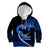 Personalised Hawaii Kid Hoodie Maui Be Strong Kakau Blue Version LT01 Hoodie Blue - Polynesian Pride