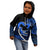 Personalised Hawaii Kid Hoodie Maui Be Strong Kakau Blue Version LT01 - Polynesian Pride