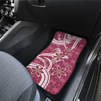 Hawaii Pupuala Plumeria Pink Car Mats Polynesian Pattern LT01 - Polynesian Pride