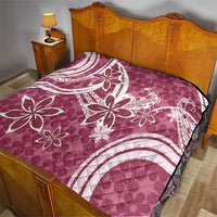 Hawaii Pupuala Plumeria Pink Quilt Polynesian Pattern LT01 - Polynesian Pride
