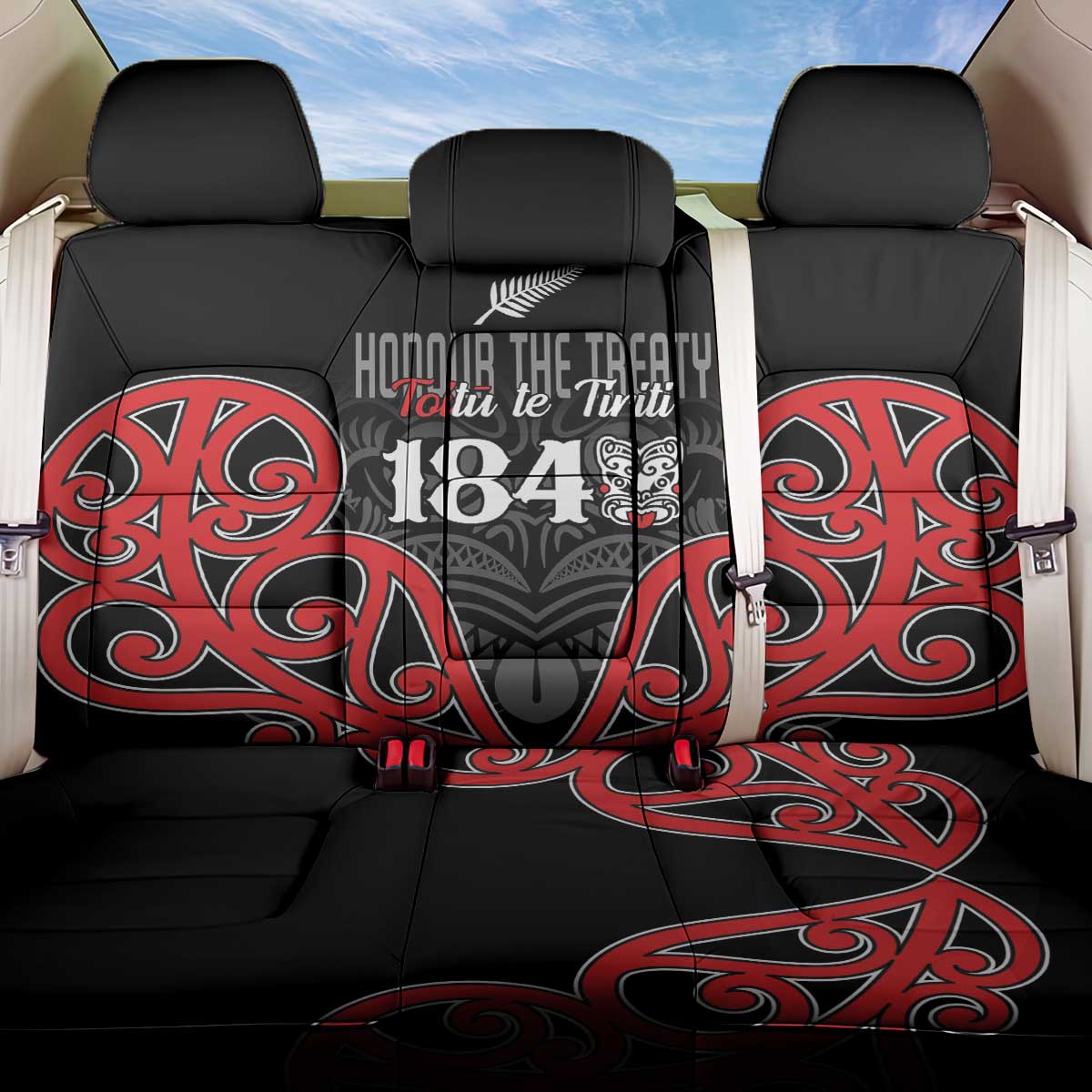 Toitu Te Tiriti 1840 Aotearoa Back Car Seat Cover Stand Together Stand Stronger