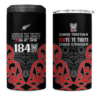 Toitu Te Tiriti 1840 Aotearoa 4 in 1 Can Cooler Tumbler Stand Together Stand Stronger