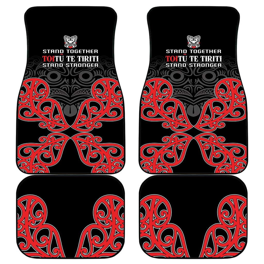 Toitu Te Tiriti 1840 Aotearoa Car Mats Stand Together Stand Stronger