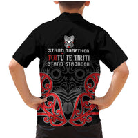 Toitu Te Tiriti 1840 Aotearoa Family Matching Mermaid Dress and Hawaiian Shirt Stand Together Stand Stronger LT01 - Polynesian Pride