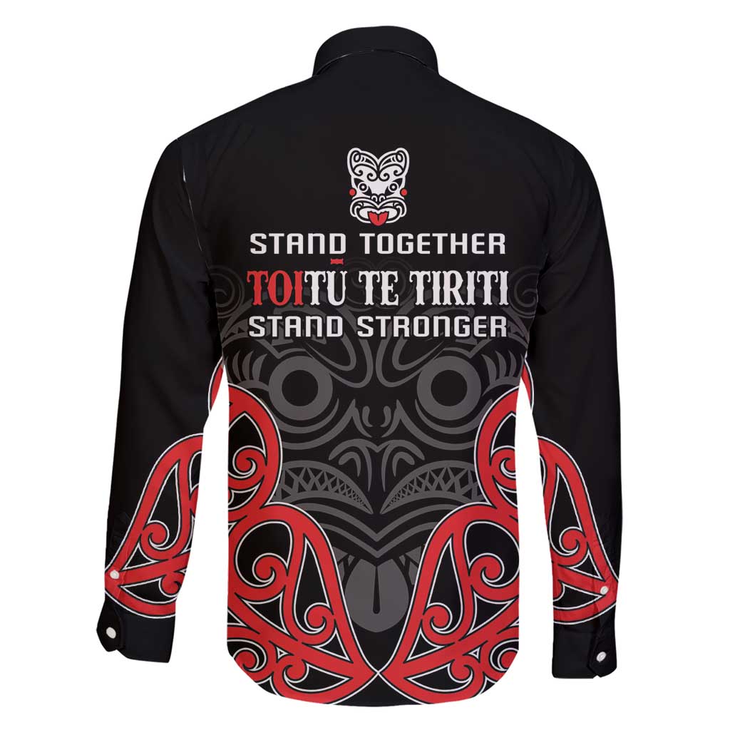 Toitu Te Tiriti 1840 Aotearoa Family Matching Short Sleeve Bodycon Dress and Hawaiian Shirt Stand Together Stand Stronger LT01 - Polynesian Pride