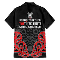 Toitu Te Tiriti 1840 Aotearoa Family Matching Summer Maxi Dress and Hawaiian Shirt Stand Together Stand Stronger LT01 - Polynesian Pride