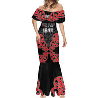 Toitu Te Tiriti 1840 Aotearoa Mermaid Dress Stand Together Stand Stronger LT01 - Polynesian Pride