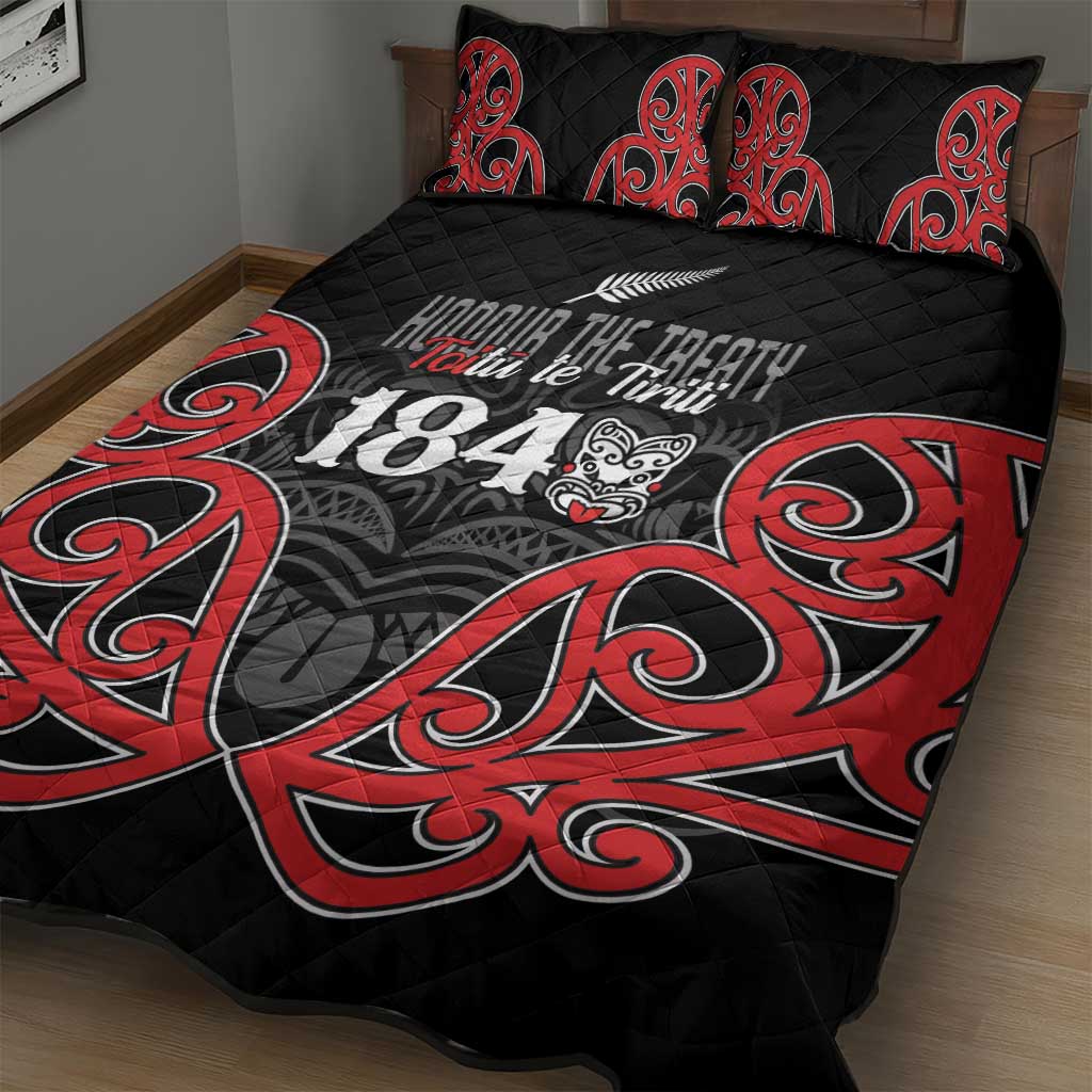 Toitu Te Tiriti 1840 Aotearoa Quilt Bed Set Stand Together Stand Stronger